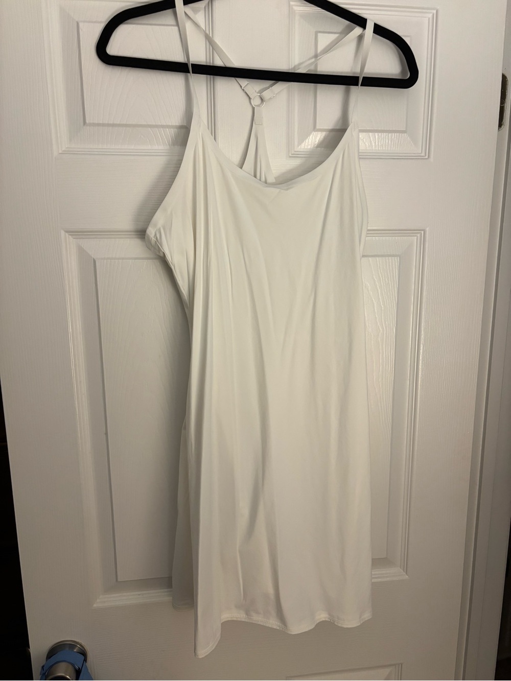Outdoor Voices White Strappy Mini Slip Dress